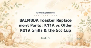 BALMUDA Toaster Replacement Parts: K11A vs Older K01A Grills & the 5cc Cup