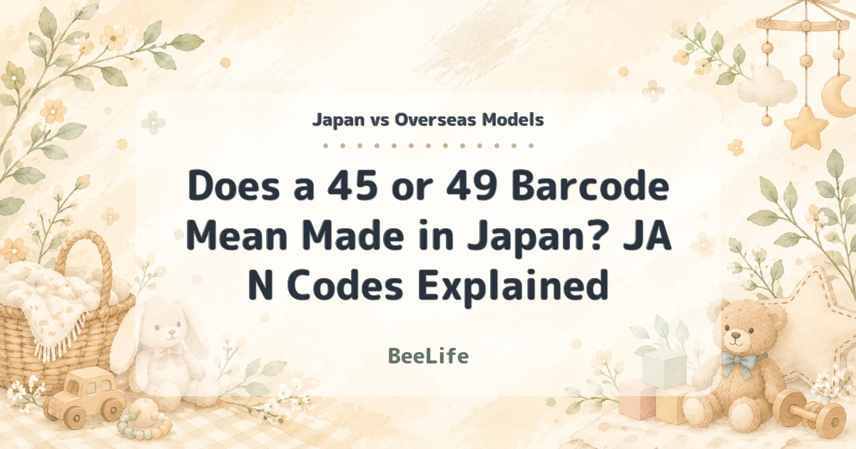 Does a 45 or 49 Barcode Mean Made in Japan? JAN Codes Explained