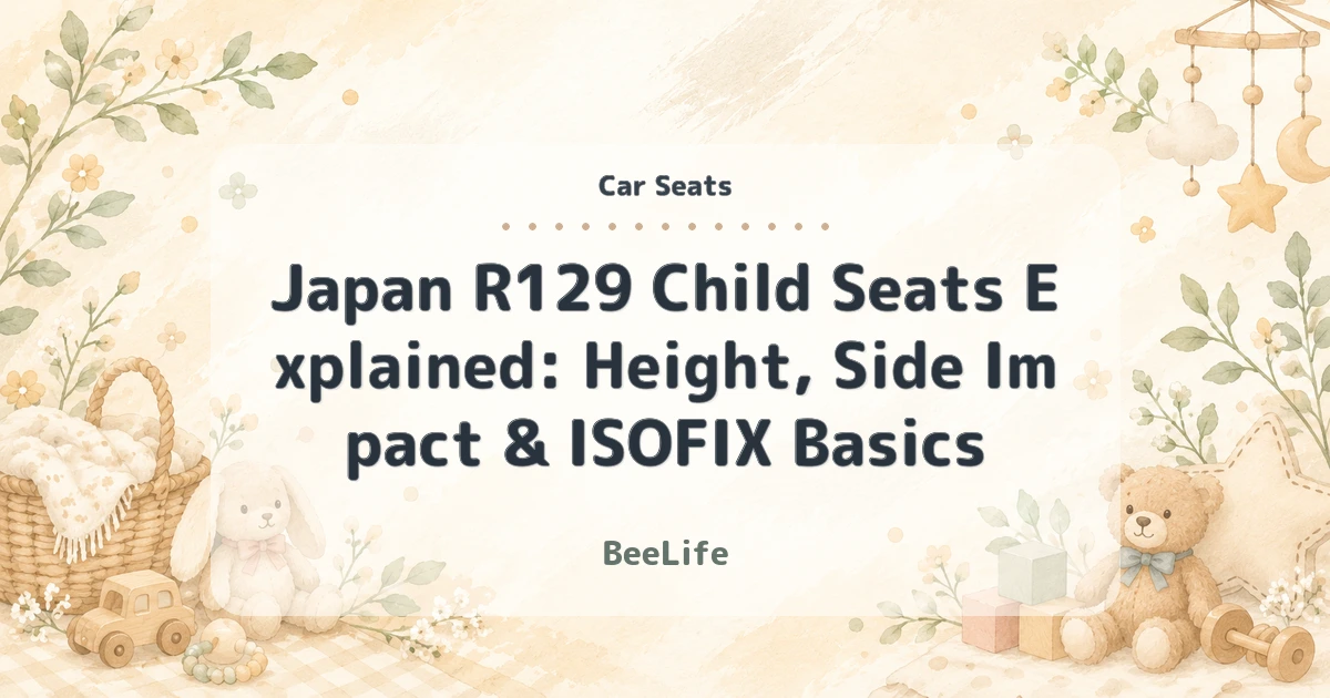 Japan R129 Child Seats Explained: Height, Side Impact & ISOFIX Basics