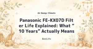 Panasonic FE-KX07D Filter Life Explained: What “10 Years” Actually Means
