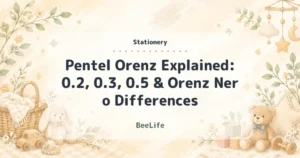 Pentel Orenz Explained: 0.2, 0.3, 0.5 & Orenz Nero Differences