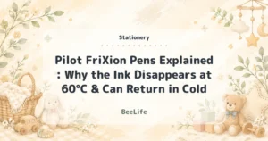 Pilot FriXion Pens Explained: Why the Ink Disappears at 60°C & Can Return in Cold