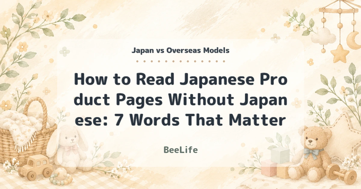 How to Read Japanese Product Pages Without Japanese: 7 Words That Matter