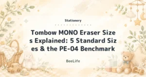 Tombow MONO Eraser Sizes Explained: 5 Standard Sizes & the PE-04 Benchmark