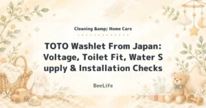 TOTO Washlet From Japan: Voltage, Toilet Fit, Water Supply & Installation Checks