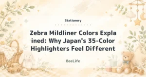 Zebra Mildliner Colors Explained: Why Japan's 35-Color Highlighters Feel Different
